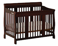 Stork Craft Tuscany 4-in-1 Convertible Crib, Espresso