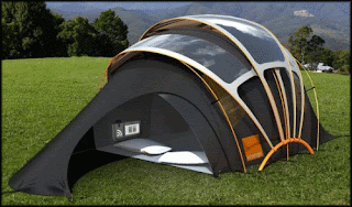 Exclusive Orange Luxury Camping Tents