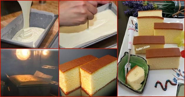 Resep Castella Cake Khas Jepang. Tampil Mewah Dengan Bahan Sederhana