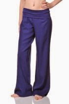 <br />Beachcoco Women's Fold Over Comfortable Wide Linen Pants
