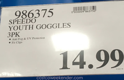 Deal for the Speedo Junior Swimming Goggles Set at Costco