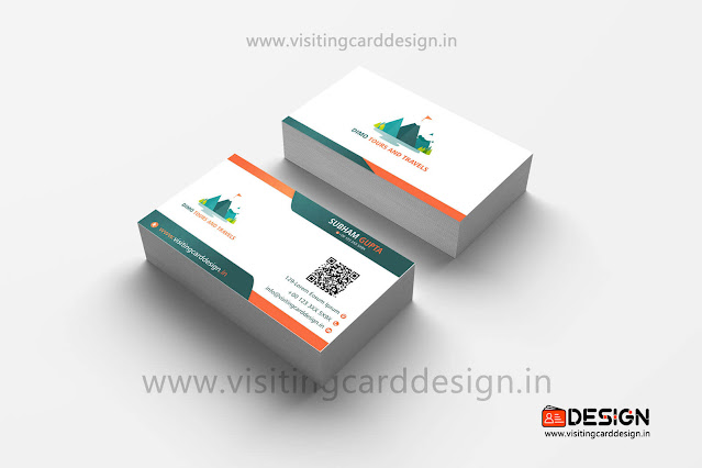 Travels Visiting Card Design in Corel Draw
