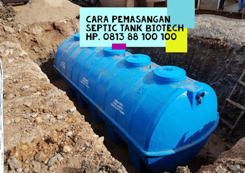 cara pemasangan septic tank biotech