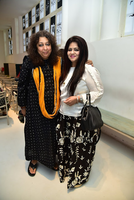 Designer Madhu Jain and Nelofar Currimbhoy