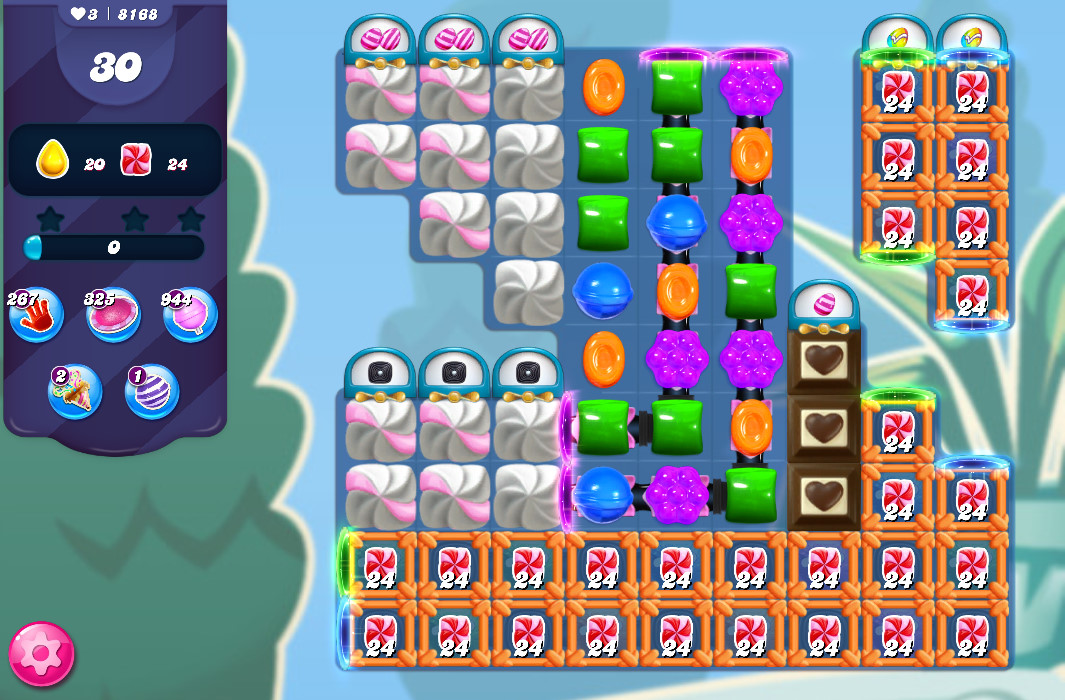 Candy Crush Saga level 8168