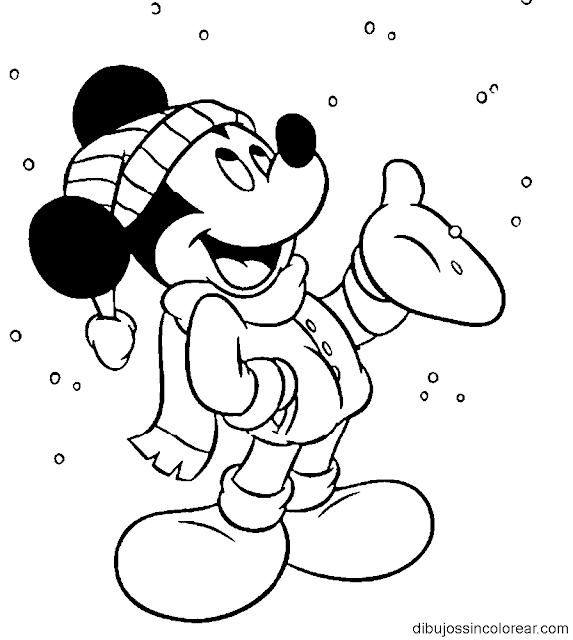 Dibujos de Mickey Mouse Para Imprimir y colorear