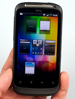 HTC Desire S reviews- 3-dimensional visual design with Sense interface