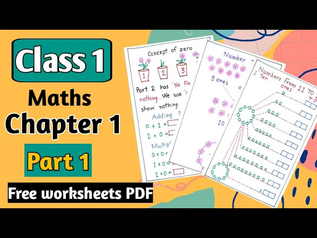 class 1 maths chapter 1