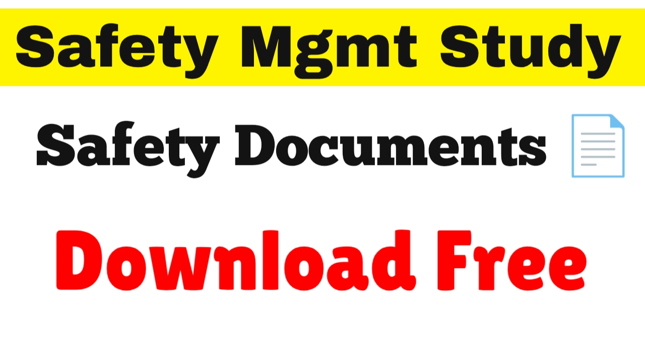 Safety Mgmt Study PDF