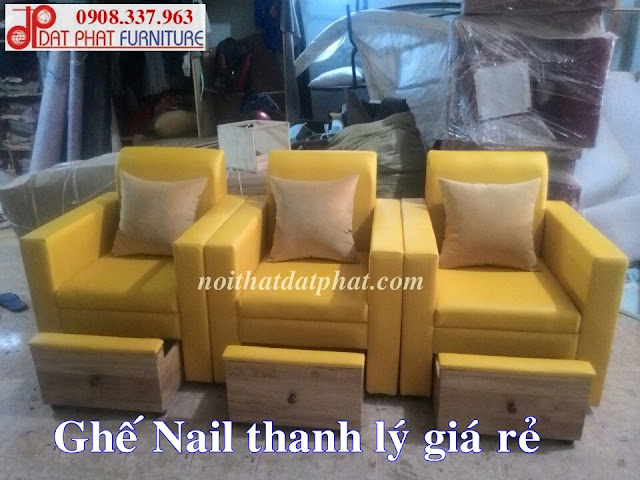 ghế làm nail thanh lý, ghế làm nail thanh lý giá rẻ