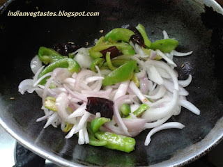 Tempering for Dondakaya Masala