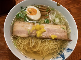 銀座 麺屋ひょっとこの和風柚子柳麺。ラーメン。