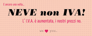 Neve Cosmetics e l'aumento dell'IVA