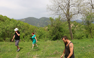 John, Magda and I strolling