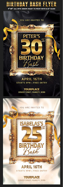  Classy Birthday Invitation Flyer