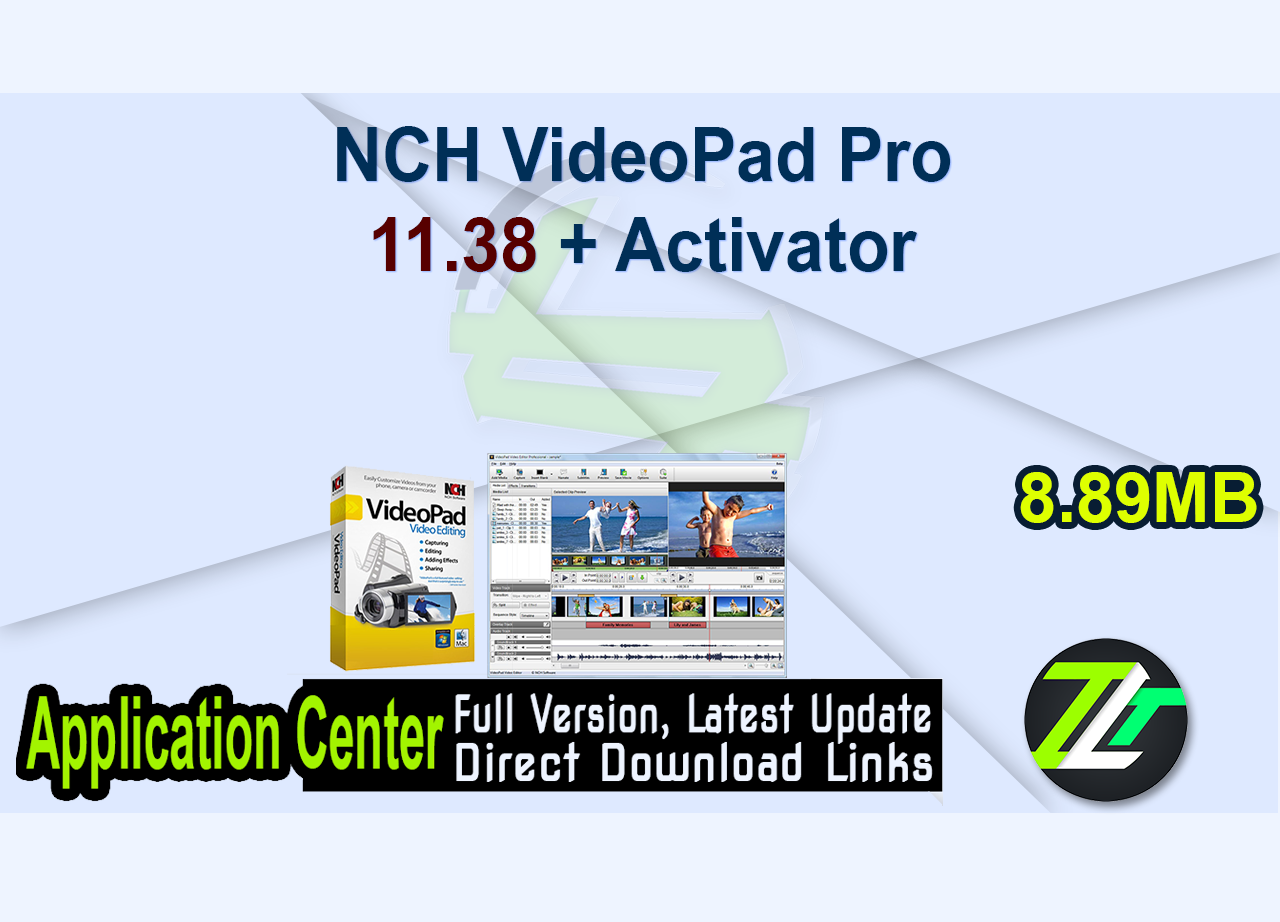 NCH VideoPad Pro 11.38 + Activator
