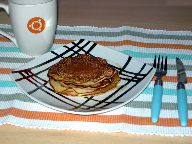 Tortitas de plátano (banana pancakes)