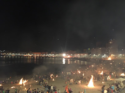 St John Even Bonfires in Corunna (Spain)  http://evpita.blogspot.com/2017/06/st-john-even-bonfires-hogueras-de-san.html  by E.V.Pita (2017)  Hogueras de San Juan 2017 en A Coruña  Lumeiradas de San Xoán 2017 nas praias de Riazor e Orzán  por E.V.Pita (2017)