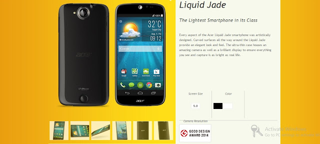 Acer Liquid Jade Full Phone Specification