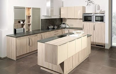 cocina moderna madera