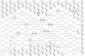 Barrowmaze Barrow Mounds Hex Map Printable