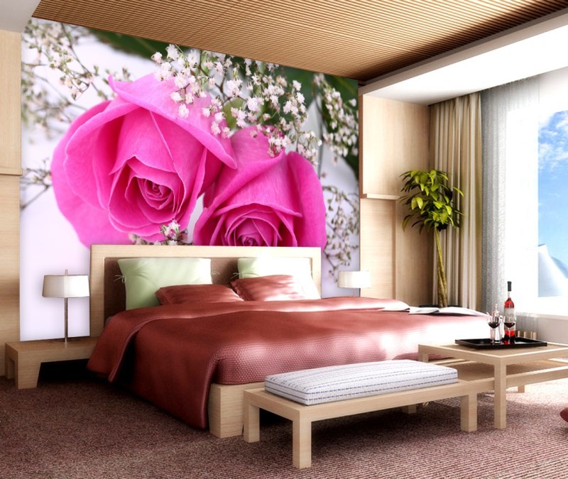 35 Beautiful Large 3D Wallpaper Mural Interior Designs ...