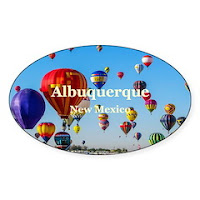 Beautiful Albuquerque hot air balloon skyline & its premier park which holds events like ballooning, sports & concerts. Store: cafepress.com/Albuquerque_NM
