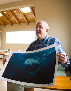 Roger Paine and the Underwater photo Right Whale in Valdes Peninsula