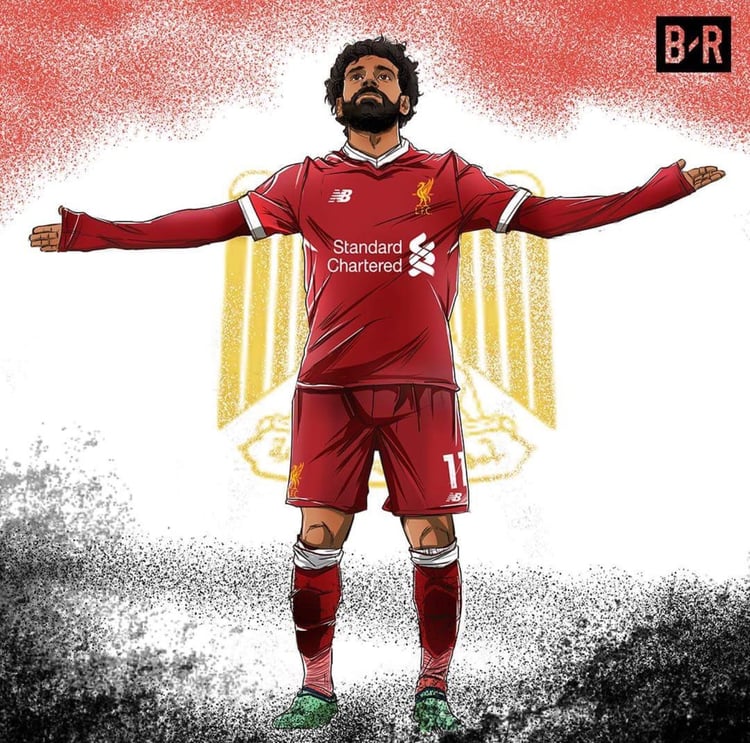 Mo Salah لاعب ليفربول