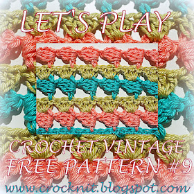 free crochet patterns, vintage crochet, how to crochet, sideways,