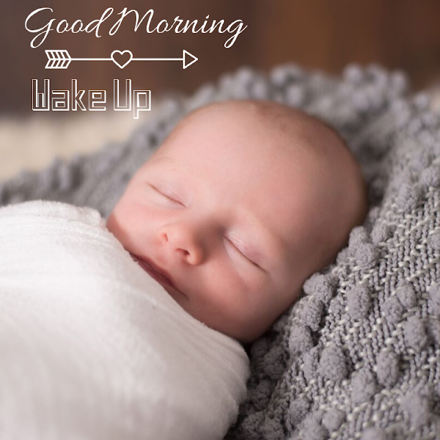 Beautiful sleeping Baby Good Morning Images