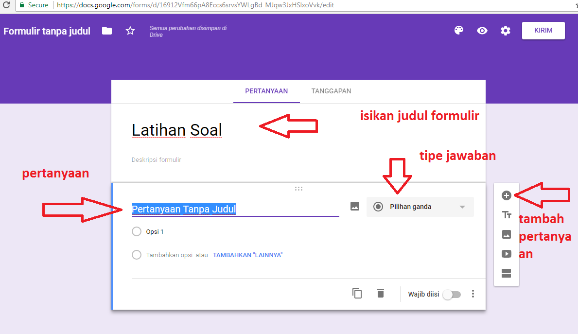 Cara Membuat Kuesioner Online Menggunakan Google Form 