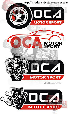 Logo logo mobil (sample) "OCA MOTOR CPORT  CPYdesign