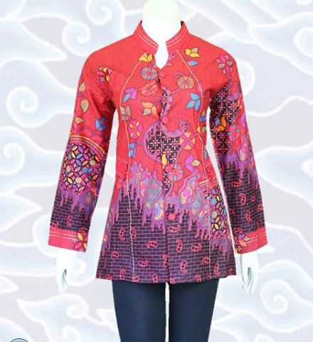 23 Contoh Model Baju Batik Atasan Terbaru 2020