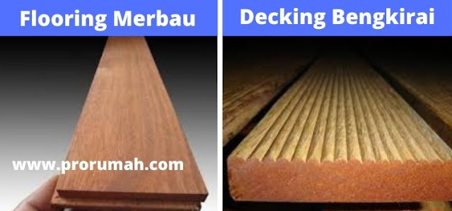 flooring merbau - decking bengkirai