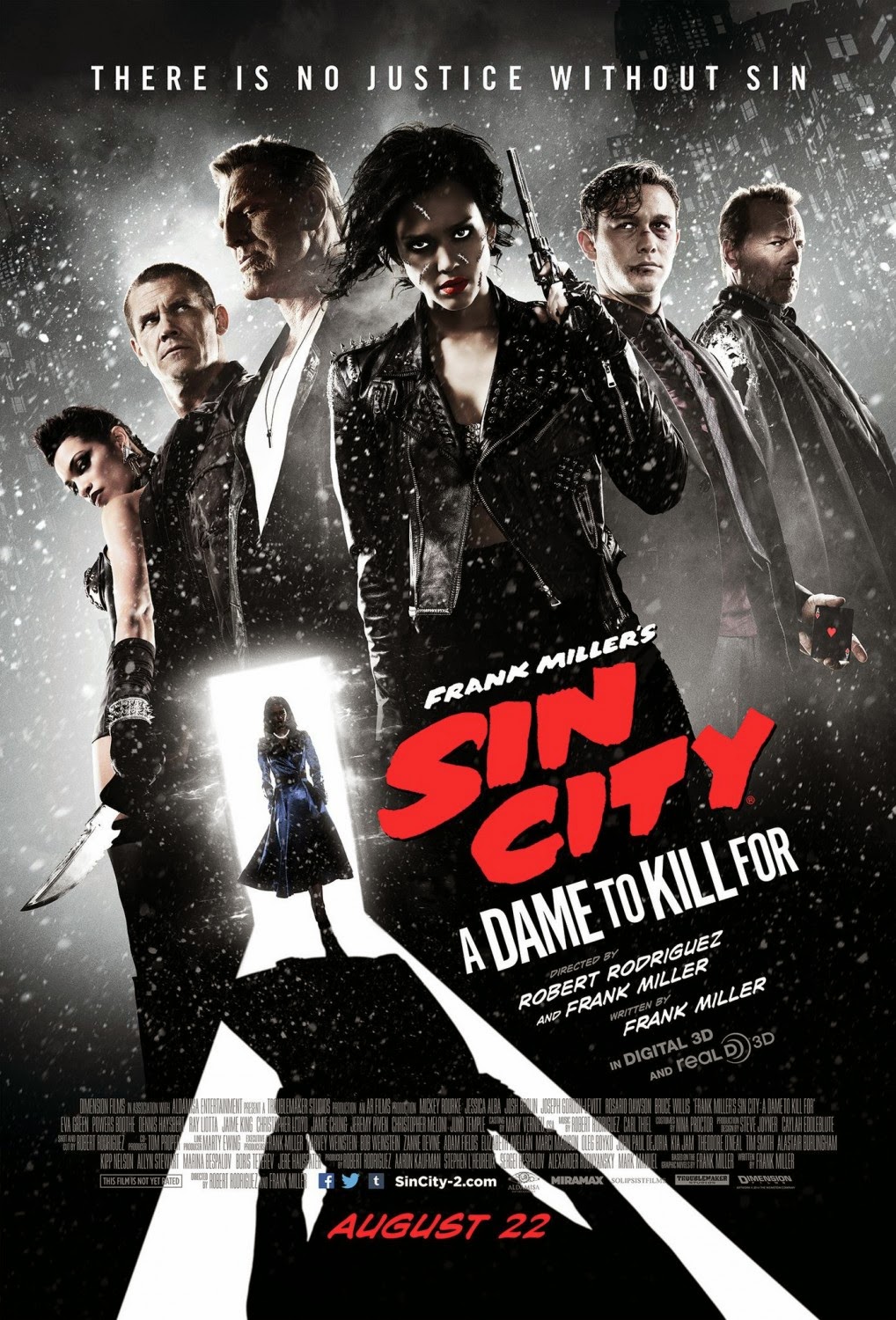 Sin City A Dame To Kill For 2014 Movie Character Banner Poster Images