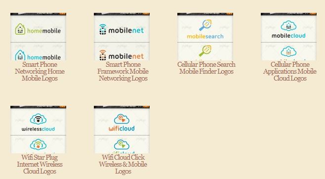 Mobile Apps Applications Logos Designs Templates