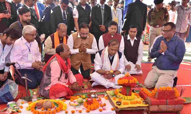 CM lays foundation stones of several developmental projects at Morigaon district