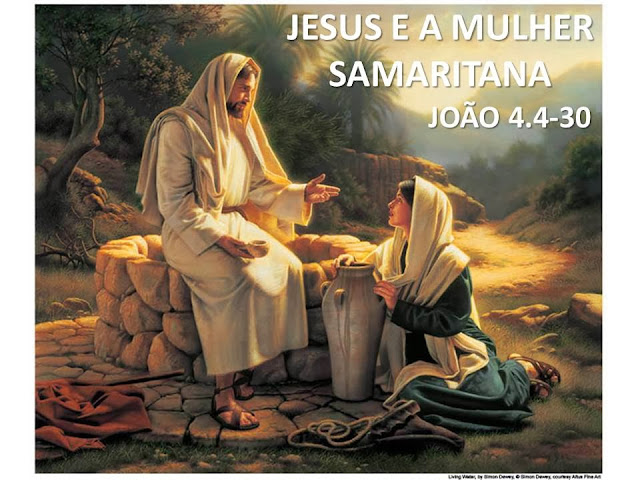 Resultado de imagem para JESUS E AMULHERE SAMARITANA