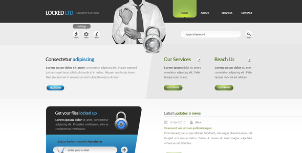 Locked LTD - Corporate Web Design - Business Corporate