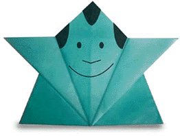 Hướng dẫn cách gấp giấy Origami - Búp bê Fukusuke đáng yêu