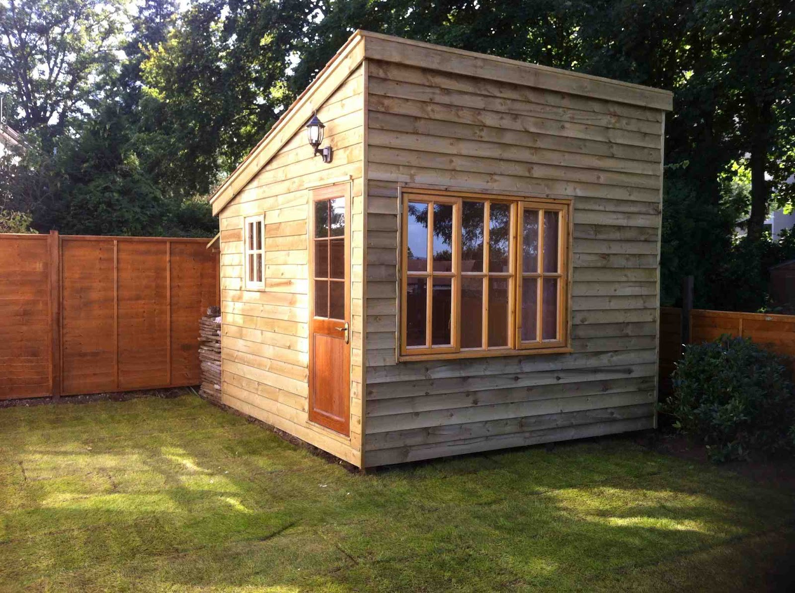 ... of Improvement Leads Home: Building an Office Shed: Before and After