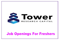 Tower Research Capital Freshers Recruitment , Tower Research Capital Recruitment Process, Tower Research Capital Career, Software Engineer Jobs, Tower Research Capital Recruitment
