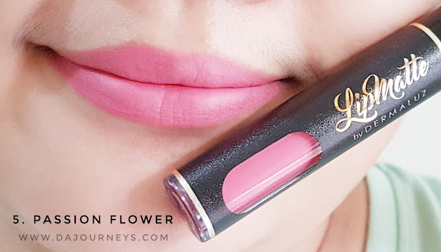 Review Lip Matte Passion Flower by Dermaluz