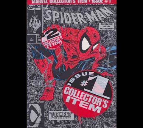 Spiderman 1E SILVER VARIANT POLYBAGGED. NO PRICE