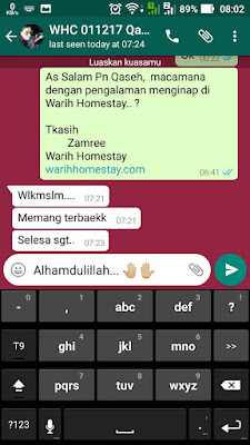 Warih-Homestay-Testimoni-Pn-Qaseh