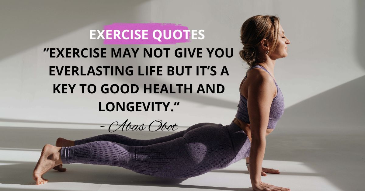 Short Exercise and Fitness Quotes for Social Media Health Posts