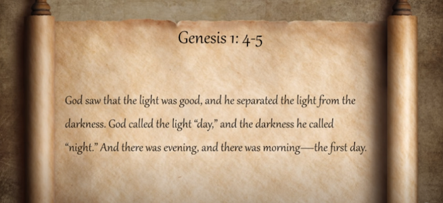 Bible Genesis 1:4-5