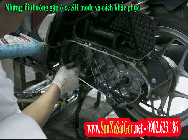 Những lỗi thường gặp trên xe Honda SH mode và cách khắc phục