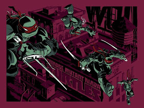 MondoCon 2015 Exclusive Teenage Mutant Ninja Turtles Variant Edition Screen Print by Ciro Nieli